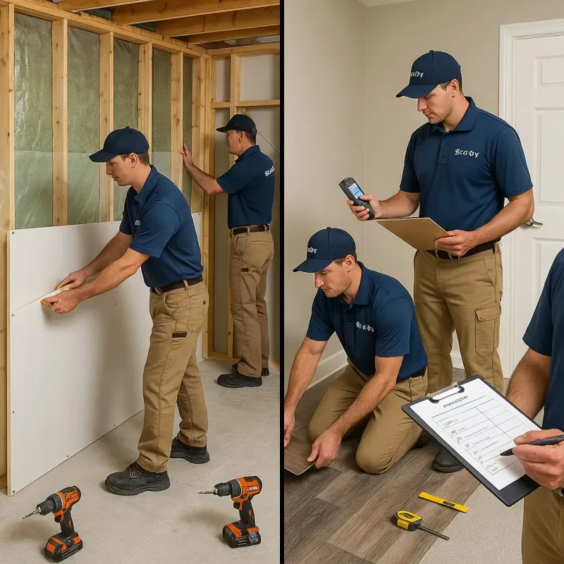 Repairs and Reconstruction process in West Bountiful, UT